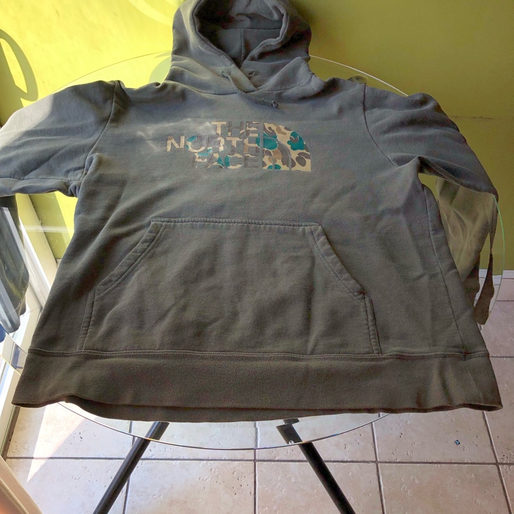 Men's Camo North Face Hoodie